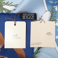 N2100 新同!! エルメス カレ90 24番地のクリスマス シルク エルメス カレ90 Noel au 24 Faubourg フォーブル24番地の