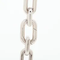 バレンシアガ シルバー ネックレス バレンシアガ ネックレス メタル シルバー A3729491｜中古