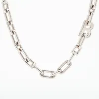 バレンシアガ ネックレス メタル シルバー A3729491｜中古