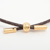 LOUIS VUITTON ブレスレット ブラウン ヴィトン ブレスレットLV クルー ブレスレット GP×PVC ブラウン