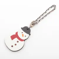 エルメス スノーマン 雪だるま チャーム 925 ホワイト A3730346