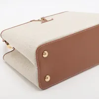 ヴィトン パルナセア カプシーヌ MM M59969 ベージュxブラウン