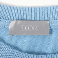 ディオール CDロゴ コットン Tシャツ S メンズ ブルー