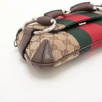 グッチ レザー クレスト ホースビット ショルダーバッグ 189833 GUCCI/グッチ】よりホースビットショルダーバッグ(Horsebit mini