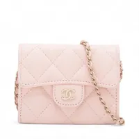 シャネルCHANEL クルーズ限定マトラッセ チェーンウォレット コインパース CHANEL チェーンウォレット ショルダーバッグ コインパース 正規