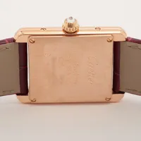 ☆ALLY様☆専用です　カルティエ カルティエ タンクルイカルティエ LM WJTA0010 PG PG×革 手巻き