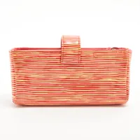 CHANEL ココマーク パテントレザー クラッチバッグ 17番台 CHANEL/シャネル】 クラッチバッグ パテントレザー/クロコ型押し