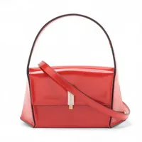 【FERRAGAMO】フェラガモ PRISMA ジオメトリック レザー バッグ Ferragamo Prisma M Geometric Handbag 216279 770263