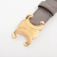 セリーヌ トリオンフ ベルト 75 GP×革 A3732384｜中古ブランド品