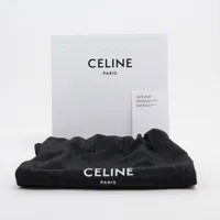 【希少サイズ75】CELINE ブラックレザーベルト トリオンフ　75 CELINE トリオンフ ベルト 75 ブラック ゴールド カーフスキン