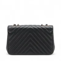 CHANEL ラムスキン　Vステッチ　フラップ　長財布 47190fdef6406978fd1f0cb198b463
