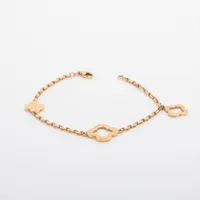 ヴァンクリーフ&アーペル ビザンチンアルハンブラ ブレスレット 750(YG