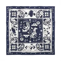 エルメス カレ55 Animaux Bandana アニマル バンダナ スカーフ シルク