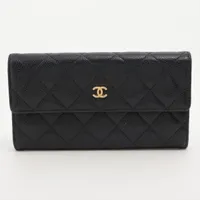 日常のパートナーに♡ CHANEL ロングウォレット マトラッセ シャネル マトラッセ 二つ折り 長財布 ロングウォレット S/No.13