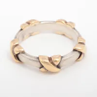 ティファニー シグネチャークロス リング 925×750 4.7g シルバー