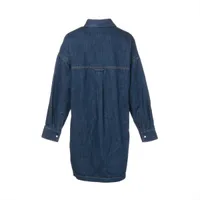 グッチ デニムシャツ Gucci Cotton Shirt 38 Ladies' Navy Blue 812609 embroidered denim