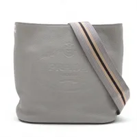 PRADA●ビテロピニックスショルダーバック １BE057 プラダ ヴィッテロフェニックス レザー ショルダーバッグ グレー