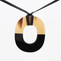 HERMÈS ネックレス イスム ピグマン バッファローホーン ラッカーウッド エルメス イスム ネックレス バッファローホーン×ラッカーウッド