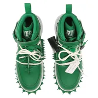 ナイキ エアフォース１ ハイ レトロ ハイカットスニーカー 箱あり ベルクロあり ナイキ×オフホワイト AIR FORCE 1 MID SP レザー ハイカット
