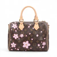 新品未使用 ルイヴィトン　村上隆　スピーディ バンドリエール　領収書あり LOUIS VUITTON ルイヴィトン 村上隆コラボ LV × TM スピーディ