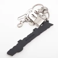 バレンシアガ　ロゴチャーム バレンシアガ ロゴ チャーム メタル シルバー AP116077｜中古ブランド