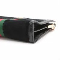 グッチ オフィディア スエードxレザー チェーンショルダーバッグ