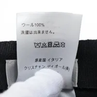 ディオールオム ベースボールキャップ M ウール ブラック