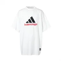 バレンシアガTシャツ コラボ【BALENCIAGA】× adidas オーバーサイズ Tシャツ