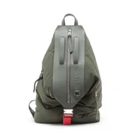 ロエベ コンバーチブル バッグパック ナイロンxレザー バック