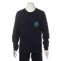 クロムハーツ ロングTシャツ コットン ブラック サイズL