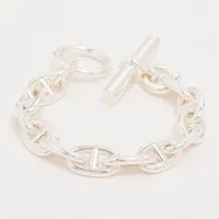 エルメス シェーヌダンクルMM ブレスレット 13コマ 925 51.5g