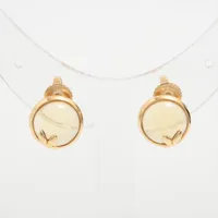 ティファニー オリーブリーフ シトリン ピアス 750(YG) 3.0g