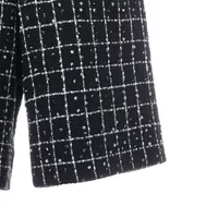 CHANEL 黒 ショートパンツ 38 シャネル ウール ショートパンツ 38 レディース ブラック