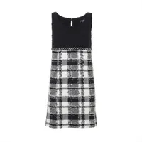 人気モデル✨CHANEL ノースリーブ　ワンピース　ココマーク　34 シャネル ココボタン 23SS ポリエステル ノースリーブワンピース