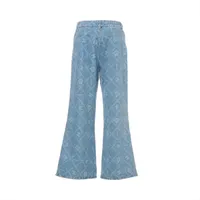 シャネル ココボタン 23A コットン デニムパンツ 34 レディース