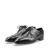 お値下げ‼️★ジョンロブ　黒 レザー レースアップ 木製シューツリー付き★ JOHN LOBB (ジョンロブ) SKYE (スカイ) 8695B Lace up Boots