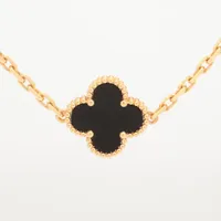 ヴァンクリーフ&アーペル ヴィンテージアルハンブラ 10P オニキス