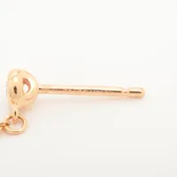 ティファニー バイ ザ ヤード オープン ハート ダイヤ 750PG ピアス