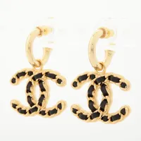 シャネル ココマーク B24K ピアス(両耳用) GP ゴールド A3737009｜中古