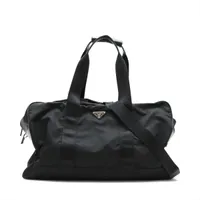 専用　PRADA ボストンバッグ 未使用品 PRADA(プラダ) / ボストンバッグ/ナイロン/BLK/無地/V127S