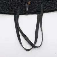 【新品未使用】サンローランパリラフィア素材カゴバッグ黒 SAINT LAURENT - サンローラン パリ SAINT LAURENT PARIS トート