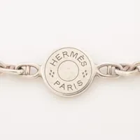 HERMES ミニセリエ ペンダントトップ　シルバー エルメス シェーヌダンクル ミニセリエ ネックレス 925 5.0g