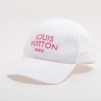 美品⭐️ルイヴィトン キャップ マイ LV パリ コットン ブロン ゴールド金具 ヴィトン M7592L キャップ マイ LV パリ WA1254 キャップ L