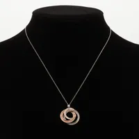 【VINTAGE】ティファニー インターロッキングサークルネックレス TIFFANY&Co.】ティファニー 1837 インターロッキング サークル