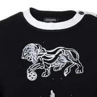 ⭐️人気⭐️シャネル　チェリーココマーク　Tシャツ　クロップド丈　40 シャネル ココマーク 98P コットン Tシャツ 40 レディース