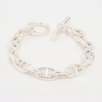 エルメス　ブレスレット HERMES】エルメス グレナンHリンク アルゴ レザーブレスレット