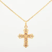 ロイヤルオーダー ネックレス 18K 11.1g コンソートクロス チェーンK18
