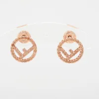フェンディ　FFピアス　GP　両耳 フェンディ エフイズフェンディ ピアス(両耳用) GP×ライン