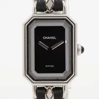 シャネルプルミエールL レトロ　ジャンク CHANEL - ジャンク品 シャネル プルミエール 時計 サイズ L 刻印