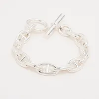 エルメス シェーヌダンクルGM ブレスレット 13コマ 925 72.2g